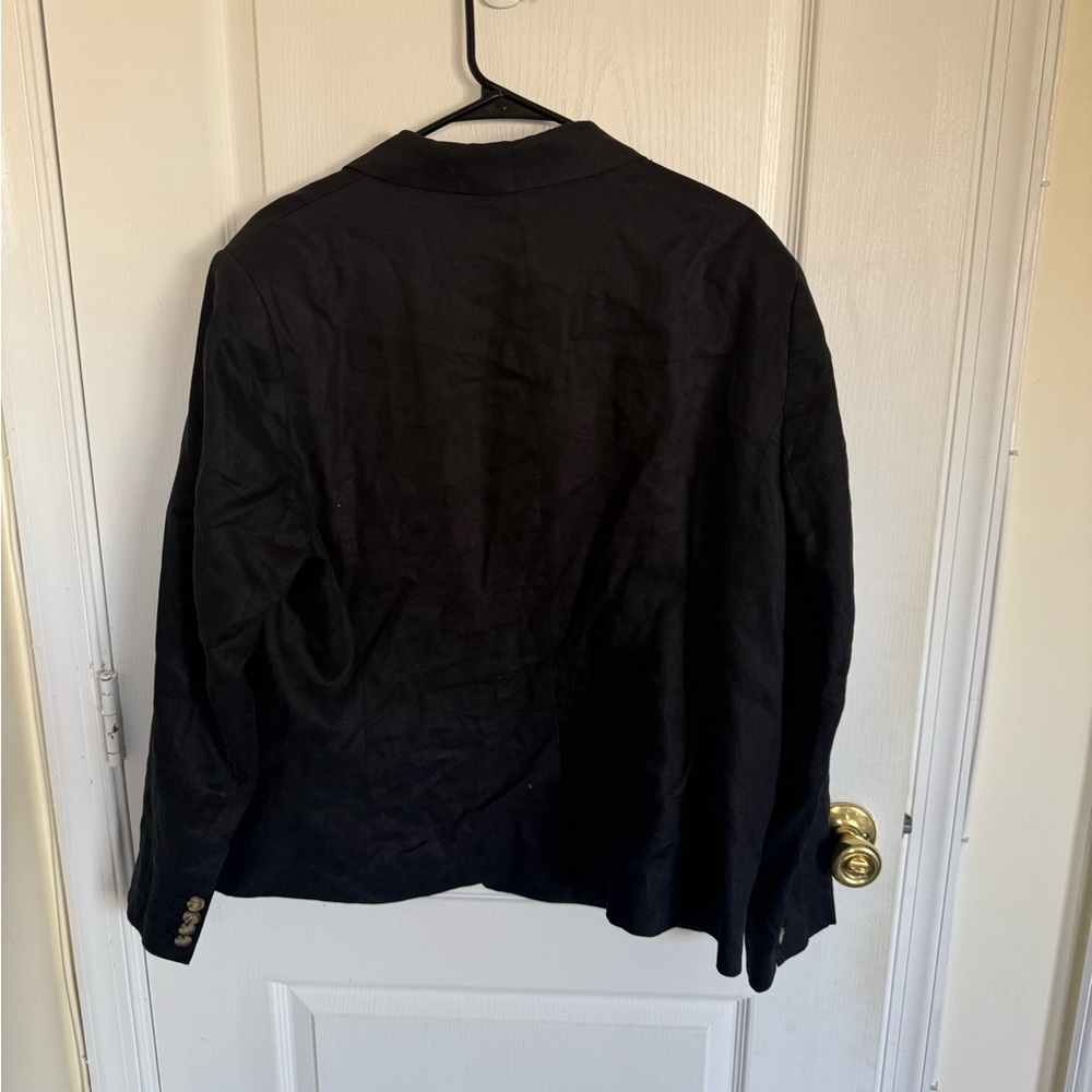 Quince Black Single-Button Blazer - Picture 2 of 5